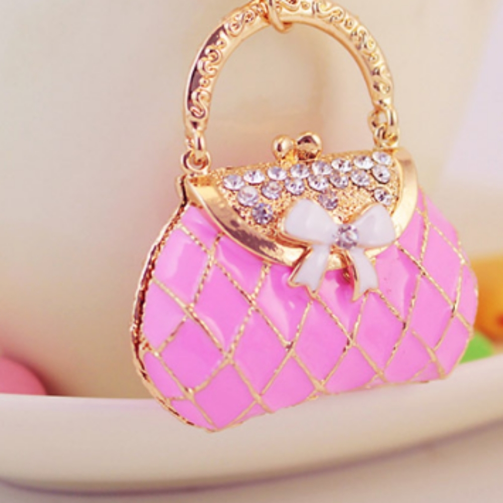 Betsey Johnson Handbag Necklace